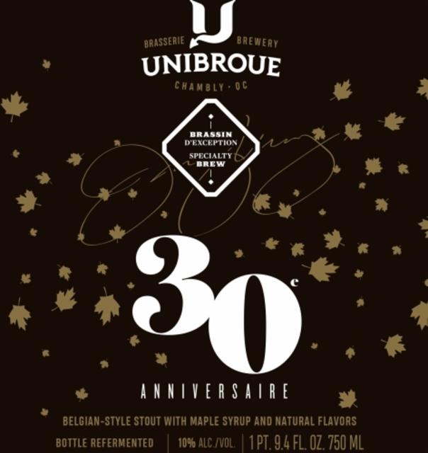 30ᵉ anniversaire, Unibroue (Sapporo)