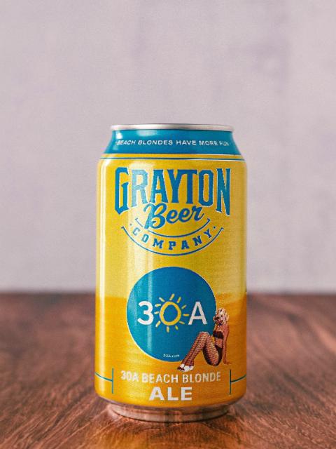 30A Beach Blonde Ale 4.6%, Grayton Beer, United States