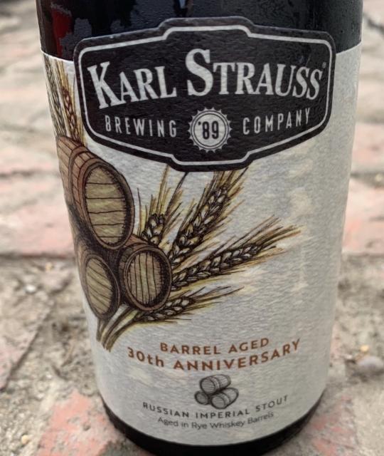 30th Anniversary Barrel Aged Russian Imperial Stout 14.4%, Karl Strauss Brewing Company, United States