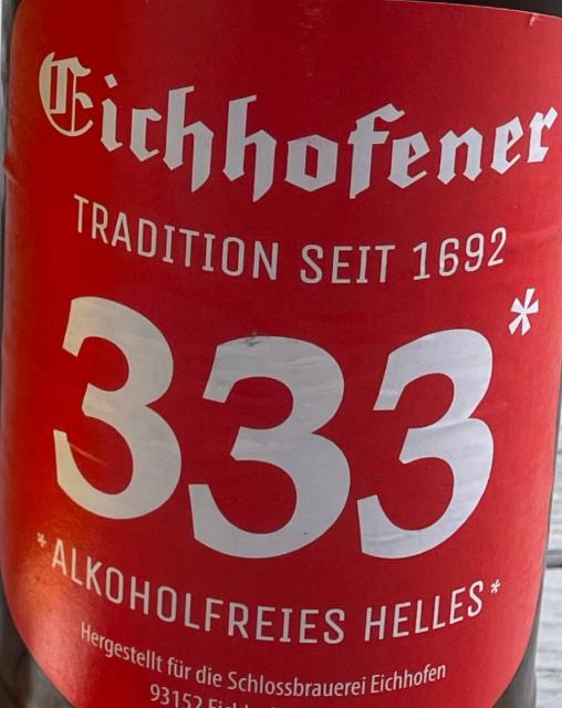 333 0.5%, Schlossbrauerei Eichhofen, Germany