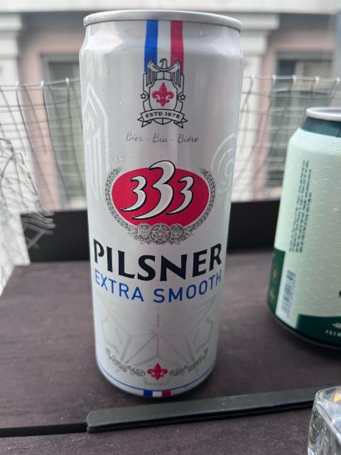 333 Pilsner Extra Smooth 4.3%, Sabeco, Vietnam