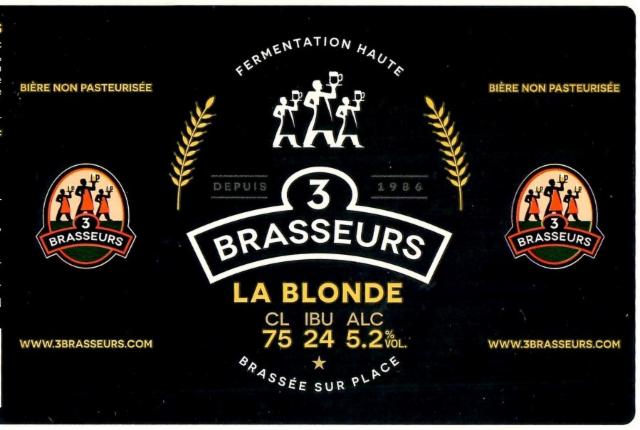 3 Brasseurs Blonde, Les 3 Brasseurs / The 3 Brewers Lille
