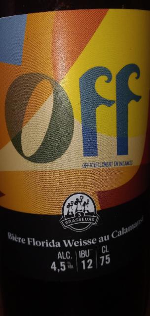 3 Brasseurs Florida Weisse 4.5%, Les 3 Brasseurs / The 3 Brewers, France