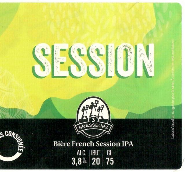 3 Brasseurs Session 3.8%, Les 3 Brasseurs / The 3 Brewers Lille, France