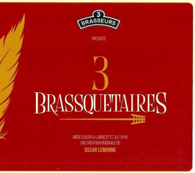 3 Brassquetaires Saison À L'Abricot Et Au Thym 7.0%, Les 3 Brasseurs / The 3 Brewers Lille, France
