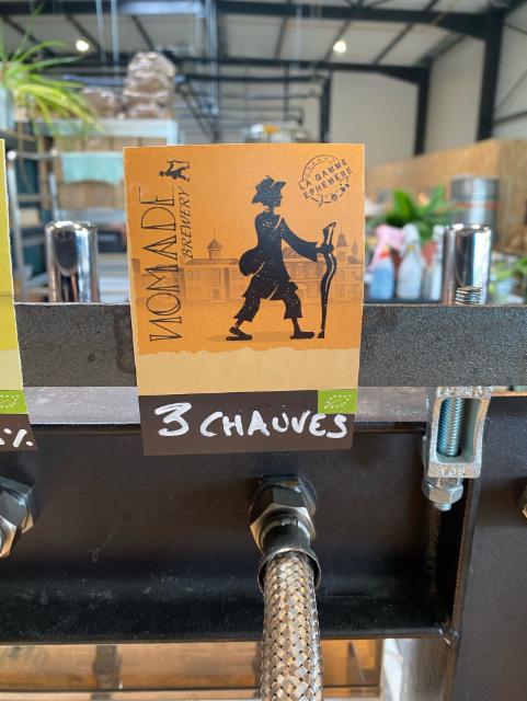 3 Chauves 4.7%, Nomade Brewery, France