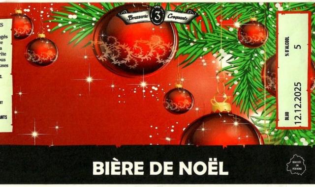 3 Croquants De Noël 6.0%, Brasserie Des 3 Croquants, France