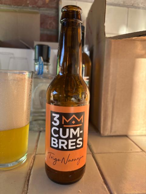 3 Cumbres Trigo Naranja 6.0%, Maltman Brewing, Spain