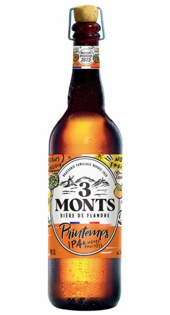 3 Monts Printemps IPA 5.0%, 3 Monts (Saint Sylvestre), France