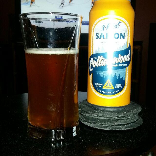 3 Point Saison Farmhouse Ale 7.0%, The Collingwood Brewery, Canada