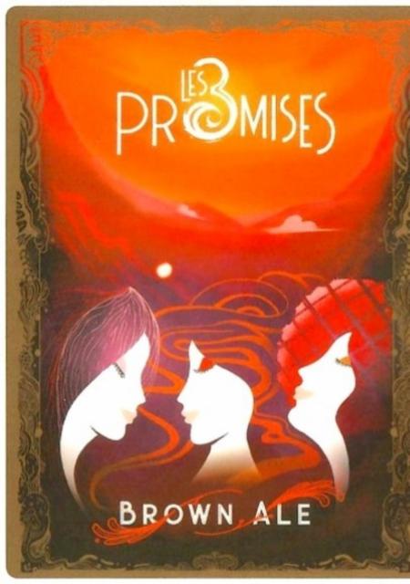 3 Promises Brown Ale 6.0%, Brasserie Les 3 Promises, France