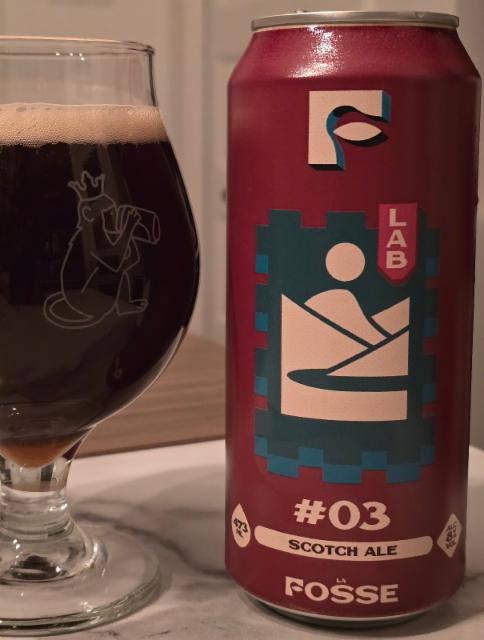 #3 Scotch Ale 8.0%, Brasserie la fosse, Canada
