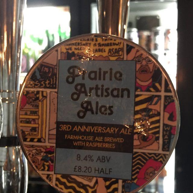 3rd Anniversary Ale 8.4%, Prairie Artisan Ales, United States