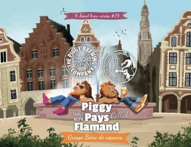 4-Hand Brew Series #19 - Collab Piggy X Pays Flamand 10.0%, The Piggy Brewing Company, France
