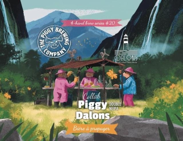 4-Hand Brew Series #20 - Collab Piggy X Dalons 8.0%, The Piggy Brewing Company, France