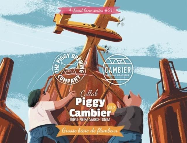 4-Hand Brew Series #21 - Collab Piggy X Cambier Vol. 2 9.5%, The Piggy Brewing Company, France