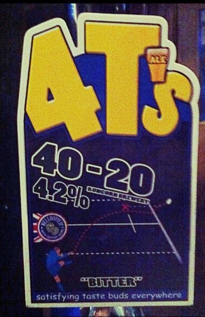 40-20 4.2%, 4T's Brewery, England