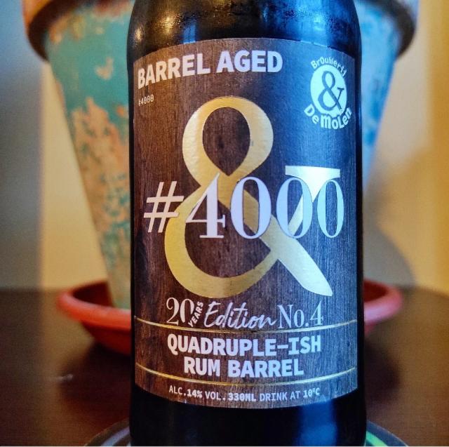 #4000. 20 years edition n°4 14.0%, Brouwerij de Molen, Netherlands