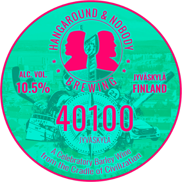 40100 Jyväskylä 10.5%, Hangaround & Nobody Brewing, Finland