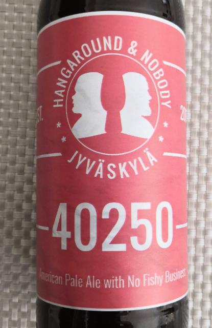 40250 5.5%, Hangaround & Nobody Brewing, Finland
