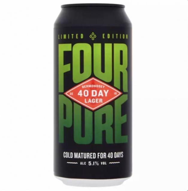 40 Day Lager 5.1%, Fourpure Brewing Co., England