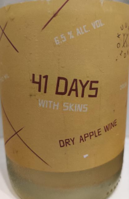 41 Days With Skins 2018 6.5%, Kuura Cider, Finland