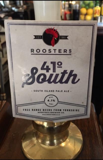 41° South 4.1%, Rooster's Brewing Co., England