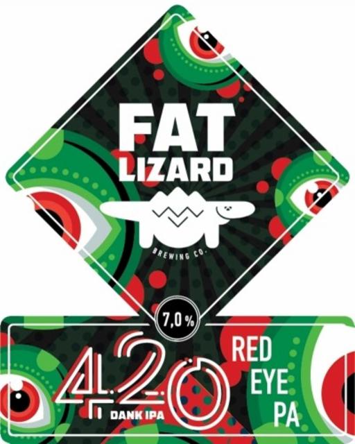 420 Red Eye IPA 7.0%, Fat Lizard Brewing Co., Finland