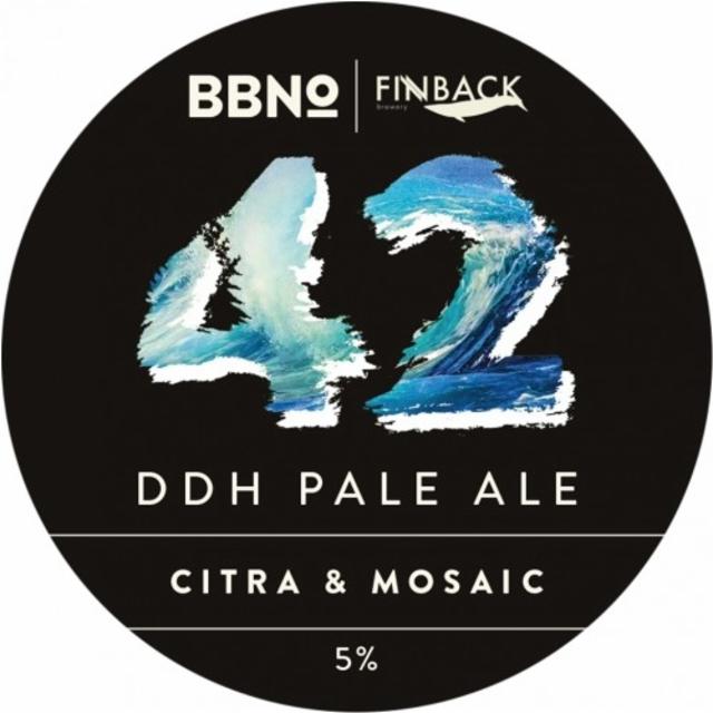 42 DDH Pale Ale - Citra & Mosaic 5.0%, Brew By Numbers, England