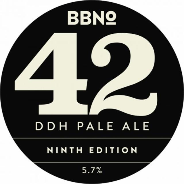 42 DDH Pale Ale - Ninth Edition 5.7%, Brew By Numbers, England