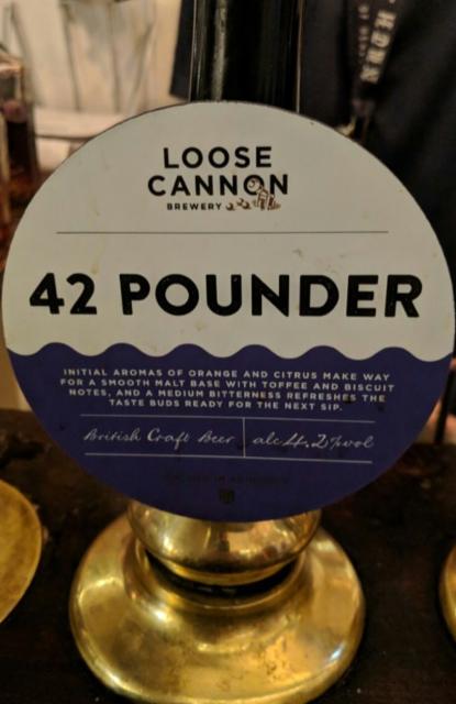 42 Pounder 4.2%, Loose Cannon Brewery, England