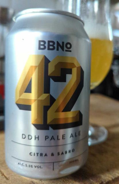 42 DDH Pale Ale - Citra & Sabro 5.5%, Brew By Numbers, England