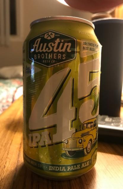 45er IPA 7.0%, Austin Brothers' Beer Company, United States