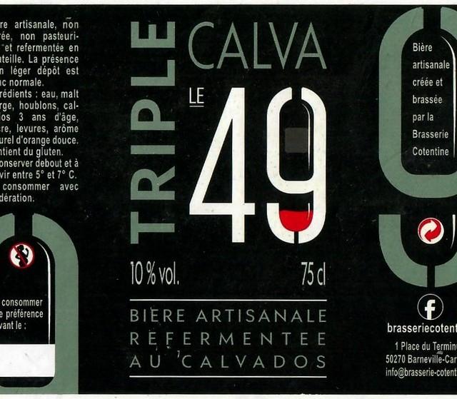 49 Triple 10.0%, La Brasserie Cotentine, France