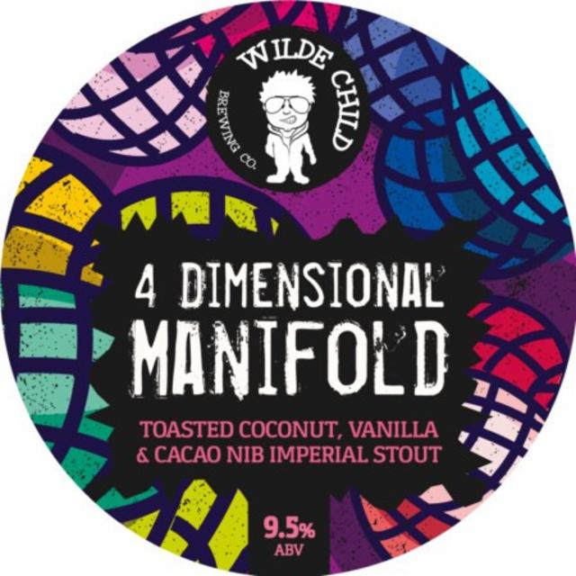 4 Dimensional Manifold 9.5%, Wilde Child Brewing Co., England