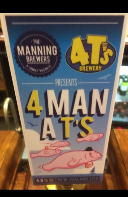 4 Man A T's 4.8%, The Manning Brewers, England