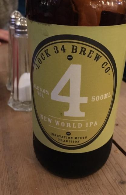 4 New World IPA 5.6%, Lock 34 Brew Co., England