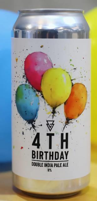 4th Birthday DIPA 8.0%, Azvex Brewing Company, England