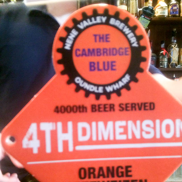 4th Dimension 4.4%, Nene Valley Brewery, England