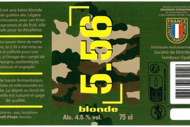 5.56 Blonde 4.5%, Madame Nature (Ex Brasserie D'Orgemont), France