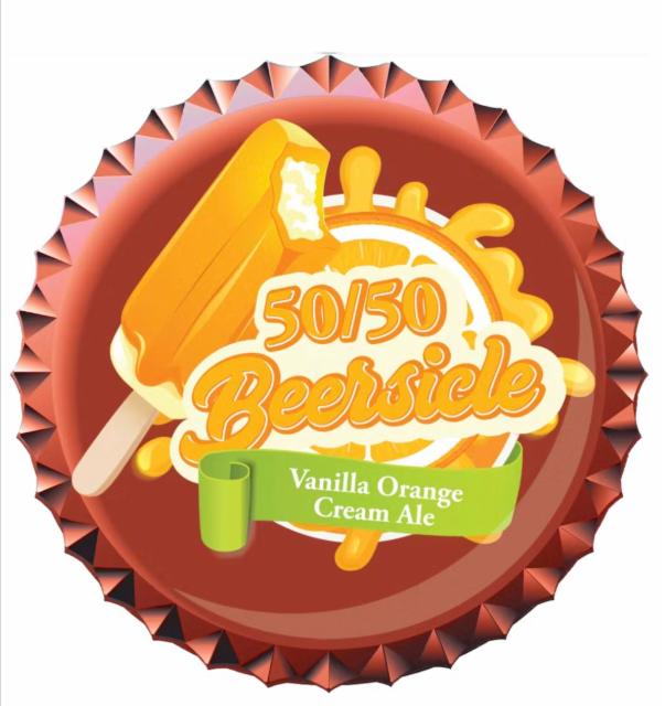 50/50 Beersicle cream ale 4.5%, Oggis Pizza and Brewing Company, United States