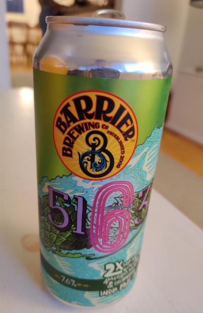 51631 7.6%, Barrier Brewing Company, United States
