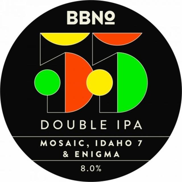 55 Double IPA - Mosaic, Idaho 7 & Enigma 8.0%, Brew By Numbers, England