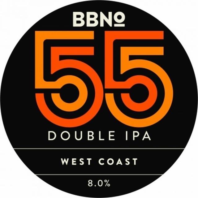 55 Double IPA - West Coast 8.0%, Brew By Numbers, England