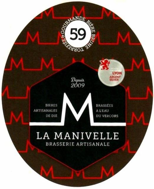 #59 – Bière Brune 6.0%, La Manivelle, France