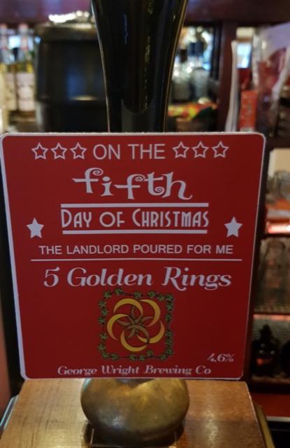 5 Golden Rings 4.6%, George Wright Brewing Company, England