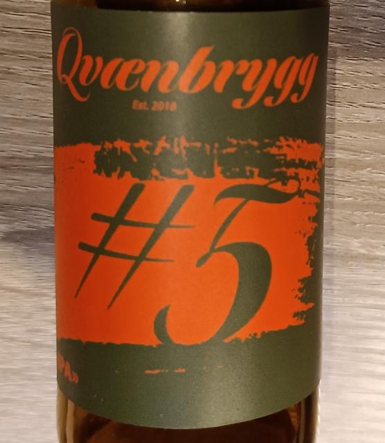 #5 IPA 4.7%, Qvænbrygg, Norway