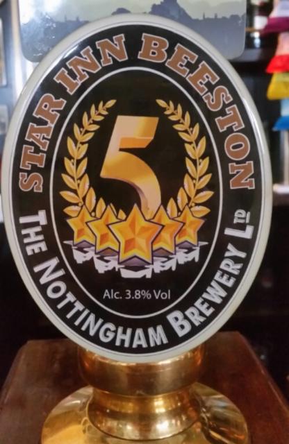 5 Star 3.8%, Nottingham Brewery, England
