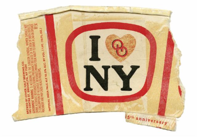 5th Anniversary Imperial IPA 10.0%, Other Half Brewing Co., United States