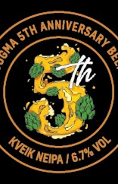5th Anniversary N°4 6.7%, Dogma Brewery, Serbia